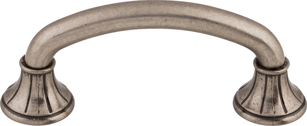 Top Knobs Lund Series 3"(76mm) CC Pull, Pewter Antique