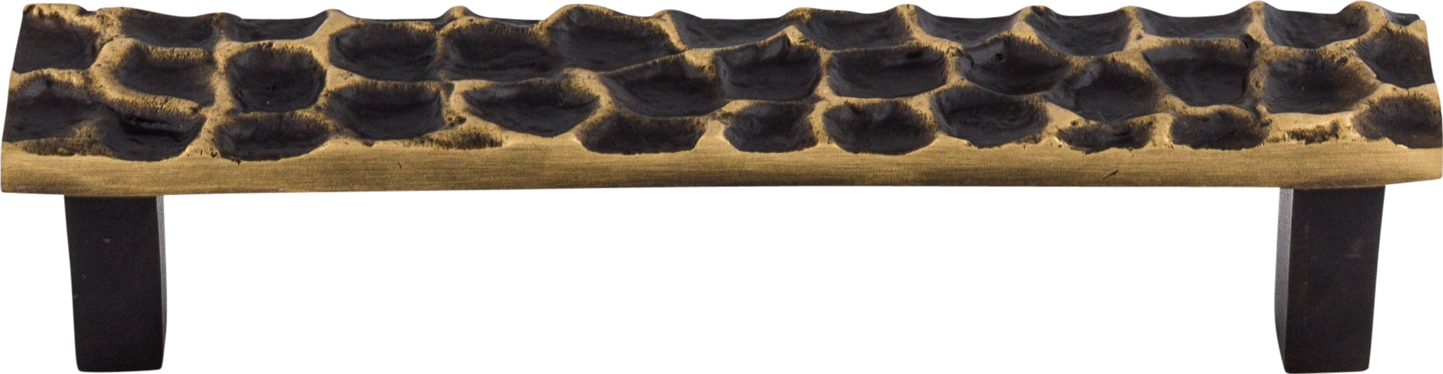 Top Knobs Cobblestone Series 5-1/16"(128mm) CC Pull, Brass Antique