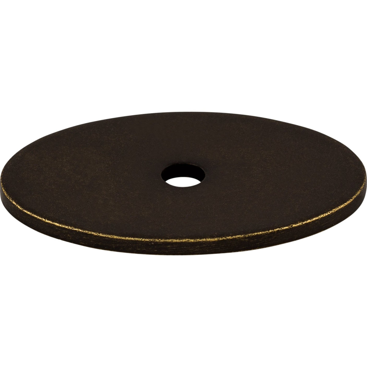 Top Knobs Oval Series 1-1/2"L Backplate, German Bronze