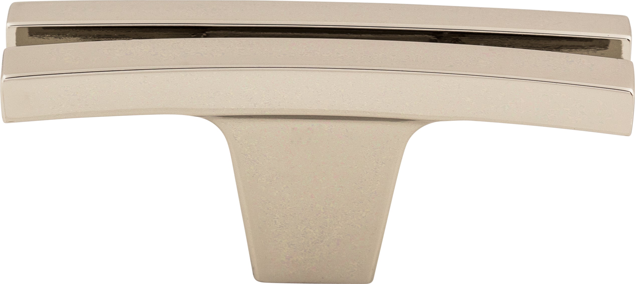 Top Knobs Flared Series 2-5/8"L Knob, Polished Nickel