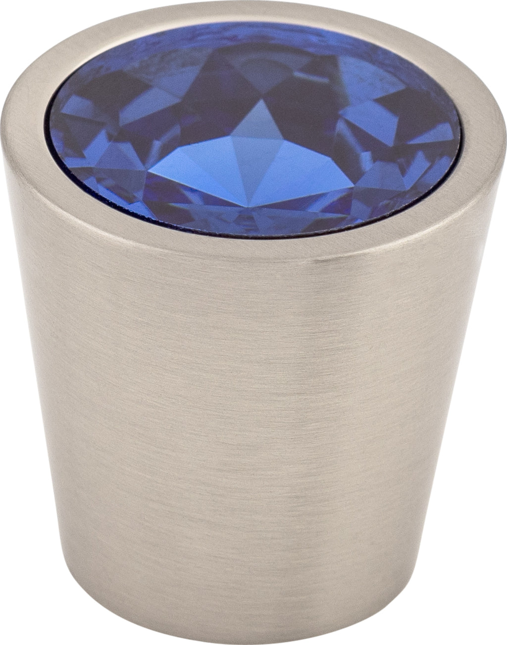 Top Knobs Blue Crystal Center Series 1-1/16"L Knob, 