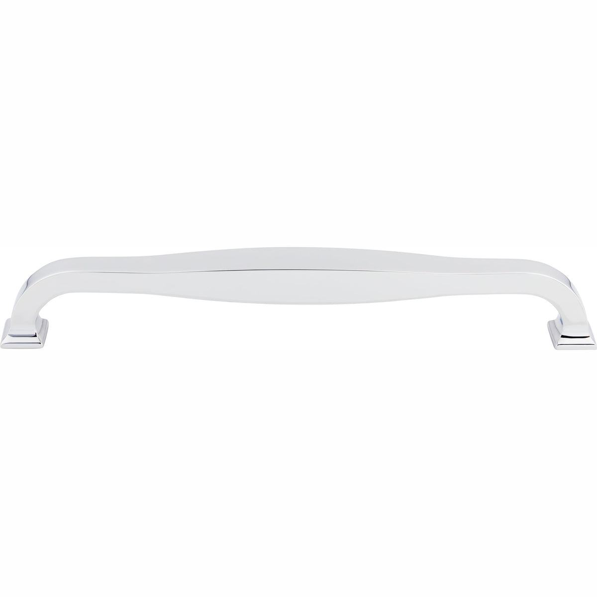 Top Knobs Contour Series 12"(304mm) CC Appliance Pull, Polished Chrome