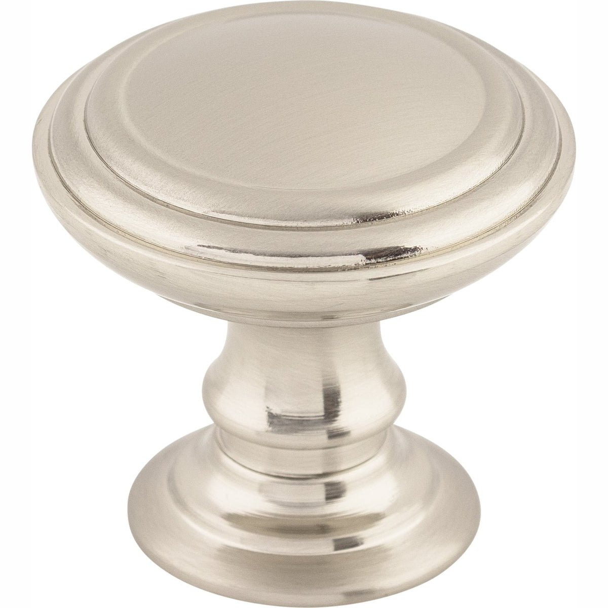 Top Knobs Reeded Series 1-1/2"L Knob, Brushed Satin Nickel