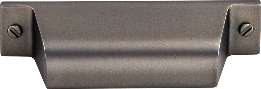 Top Knobs Channing Series 2-3/4"(70mm) CC Cup Pull, Ash Gray