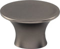 Top Knobs Edgewater Series 1-5/16"L Knob, Ash Gray