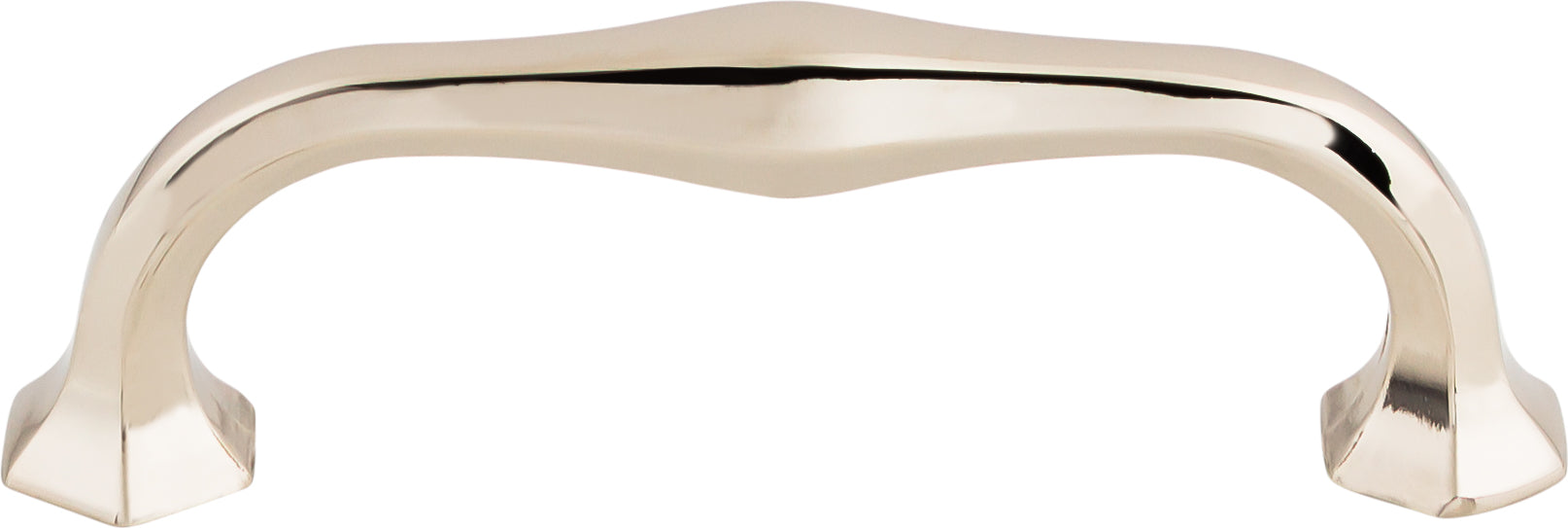 Top Knobs Spectrum Series 3-3/4"(95mm) CC Pull, Polished Nickel