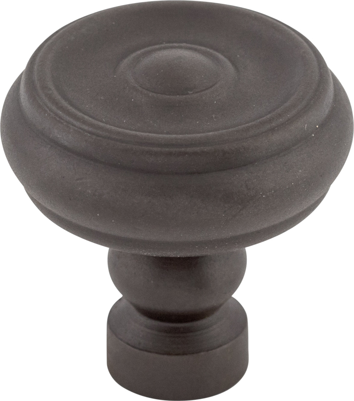 Top Knobs Brixton Series 1-1/4"L Button Knob, Sable