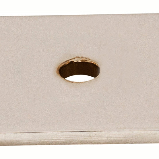 Top Knobs Square Series 1"L Backplate, Polished Nickel