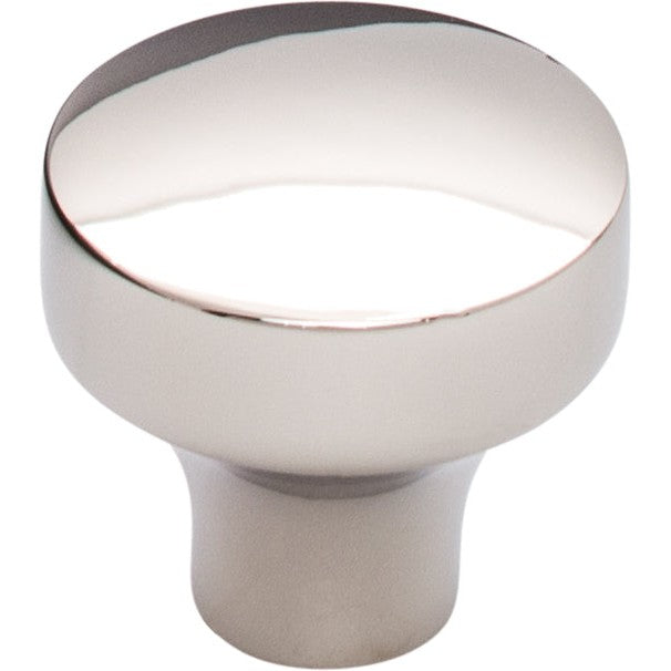 Top Knobs Kinney Series 1-1/4"L Knob, Polished Nickel