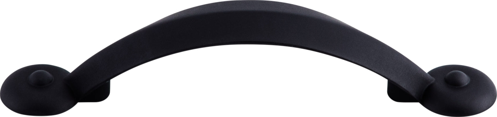 Top Knobs Angle Series 3"(76mm) CC Pull, Flat Black