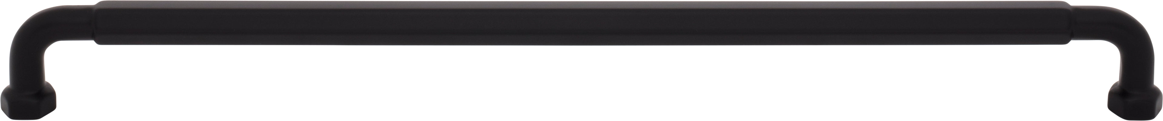 Top Knobs Dustin Series 12"(304mm) CC Pull, Flat Black