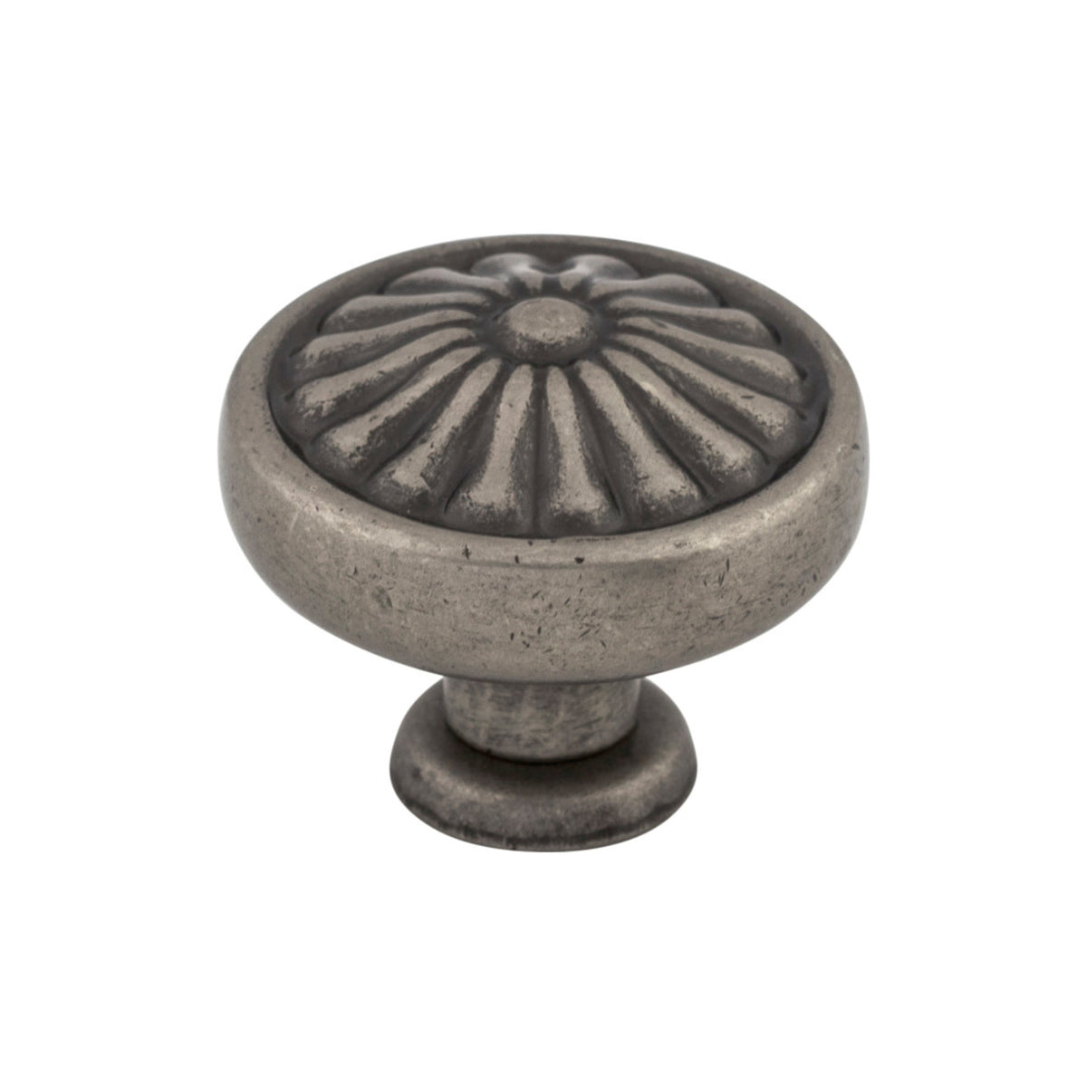 Flower 1 1/4" Diameter Round Knob