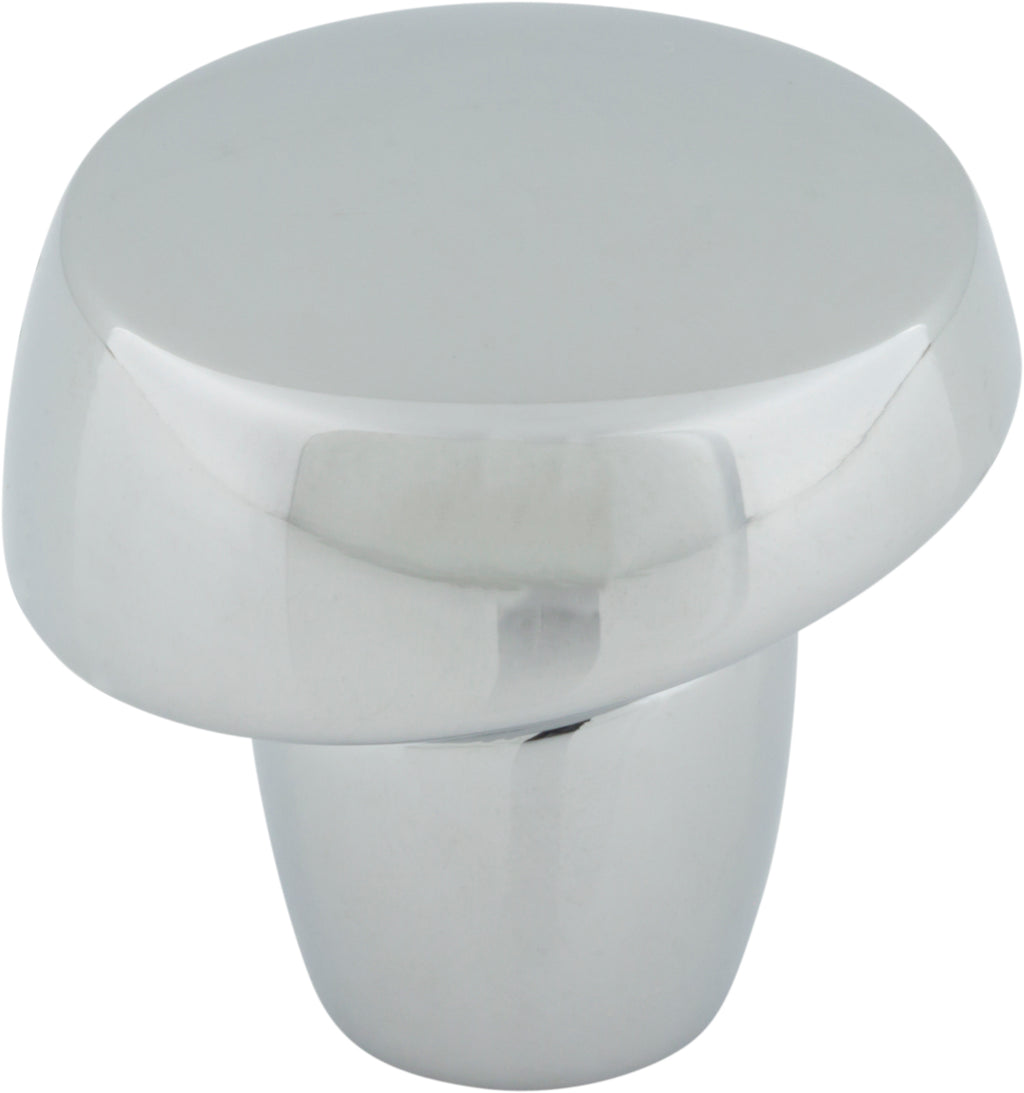 Top Knobs Florham Series 1-1/4"L Knob, Polished Chrome