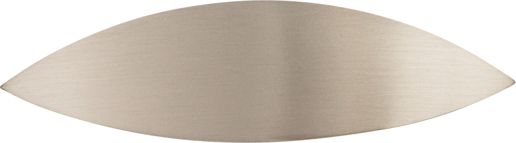 Top Knobs Eyebrow Series 2-1/2"(64mm) CC Cup Pull, Brushed Satin Nickel