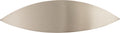 Top Knobs Eyebrow Series 2-1/2"(64mm) CC Cup Pull, Brushed Satin Nickel