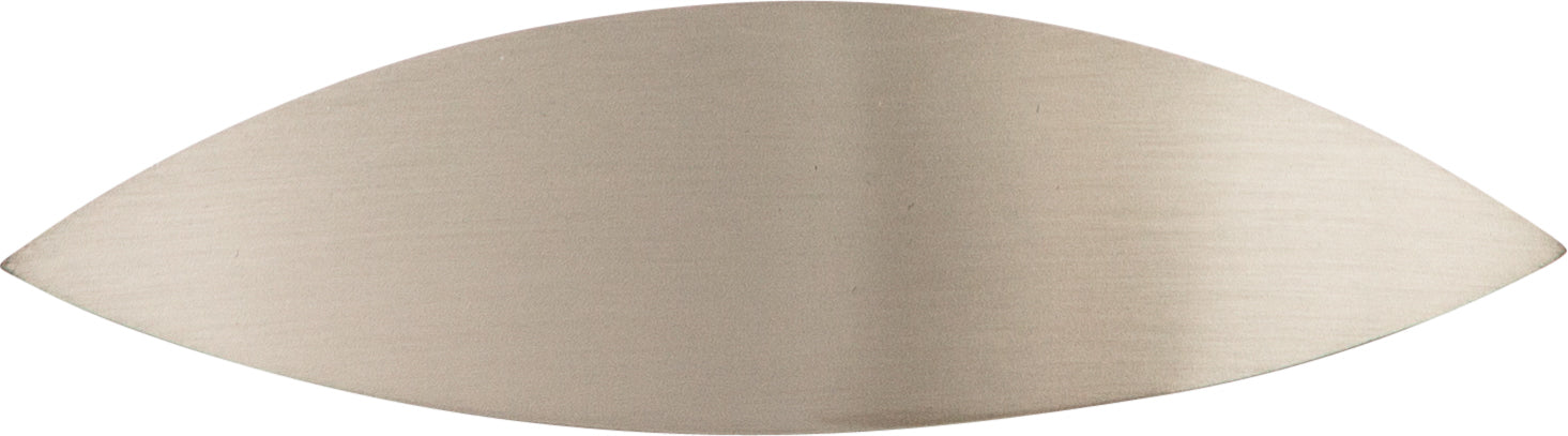 Top Knobs Eyebrow Series 2-1/2"(64mm) CC Cup Pull, Brushed Satin Nickel