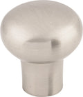 Top Knobs Aspen II Round Series 7/8"L Knob, Brushed Satin Nickel