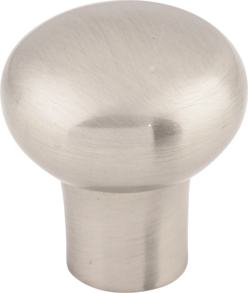 Top Knobs Aspen II Round Series 7/8"L Knob, Brushed Satin Nickel