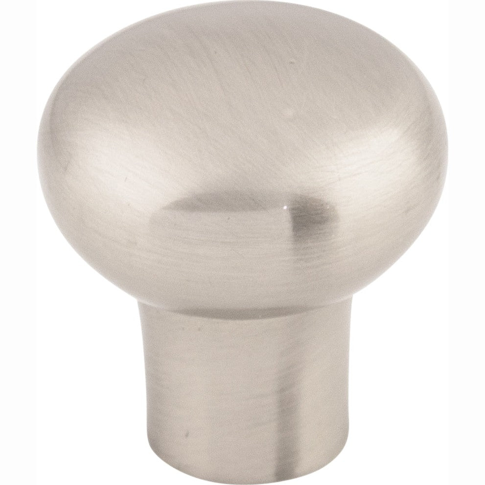 Top Knobs Aspen II Round Series 7/8"L Knob, Brushed Satin Nickel
