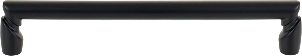 Top Knobs Florham Series 6-5/16"(160mm) CC Pull, Flat Black