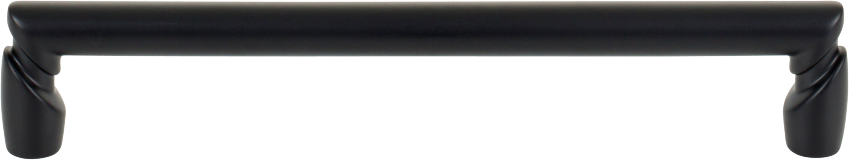 Top Knobs Florham Series 6-5/16"(160mm) CC Pull, Flat Black