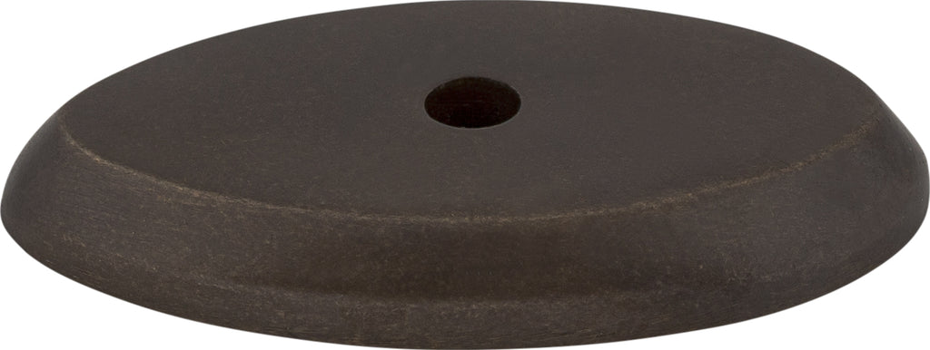 Top Knobs Aspen Backplates Series 1-1/2"L Oval, Medium Bronze
