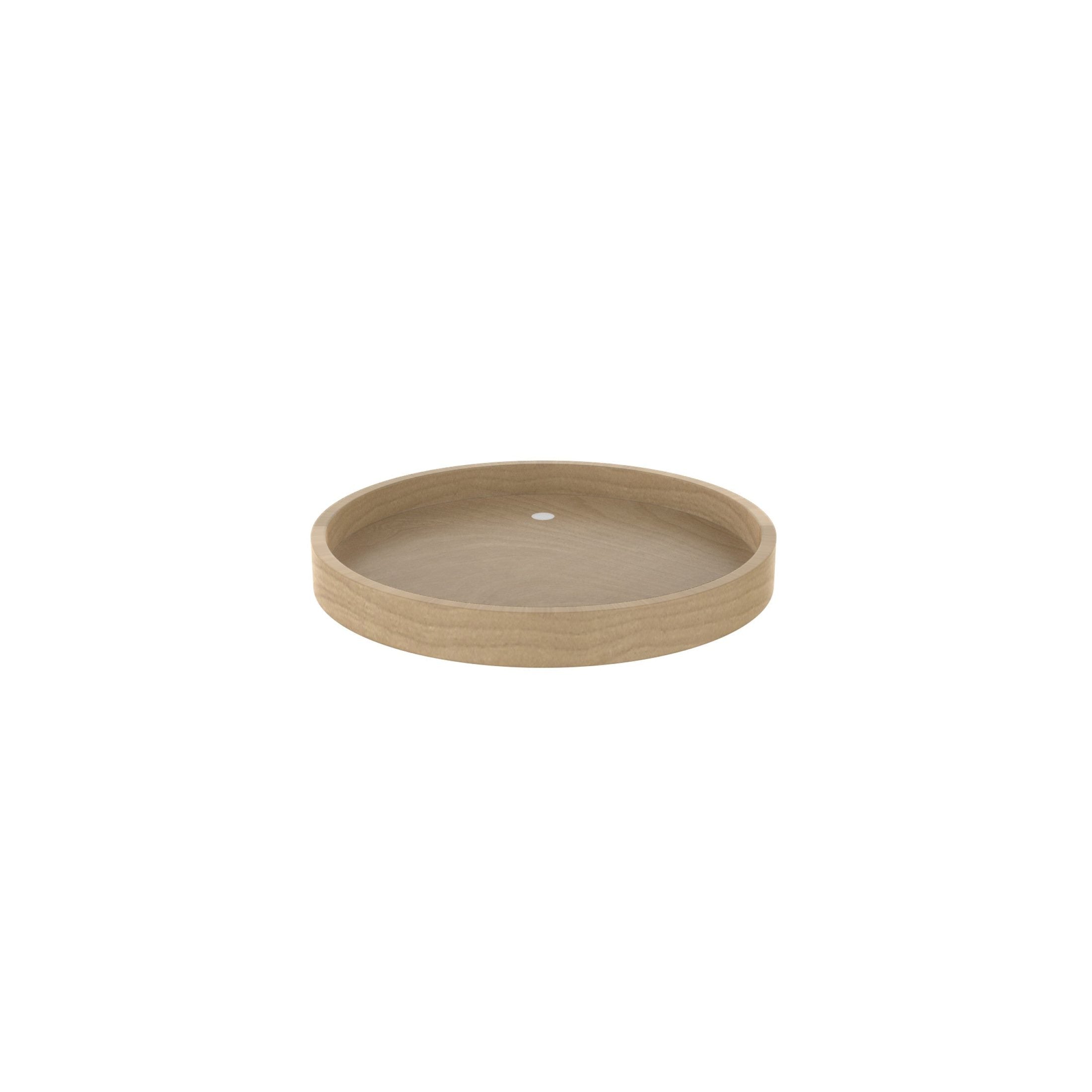 Banded Wood Full-Circle Lazy Susan for Corner Wall Cabinets w/Swivel bearing