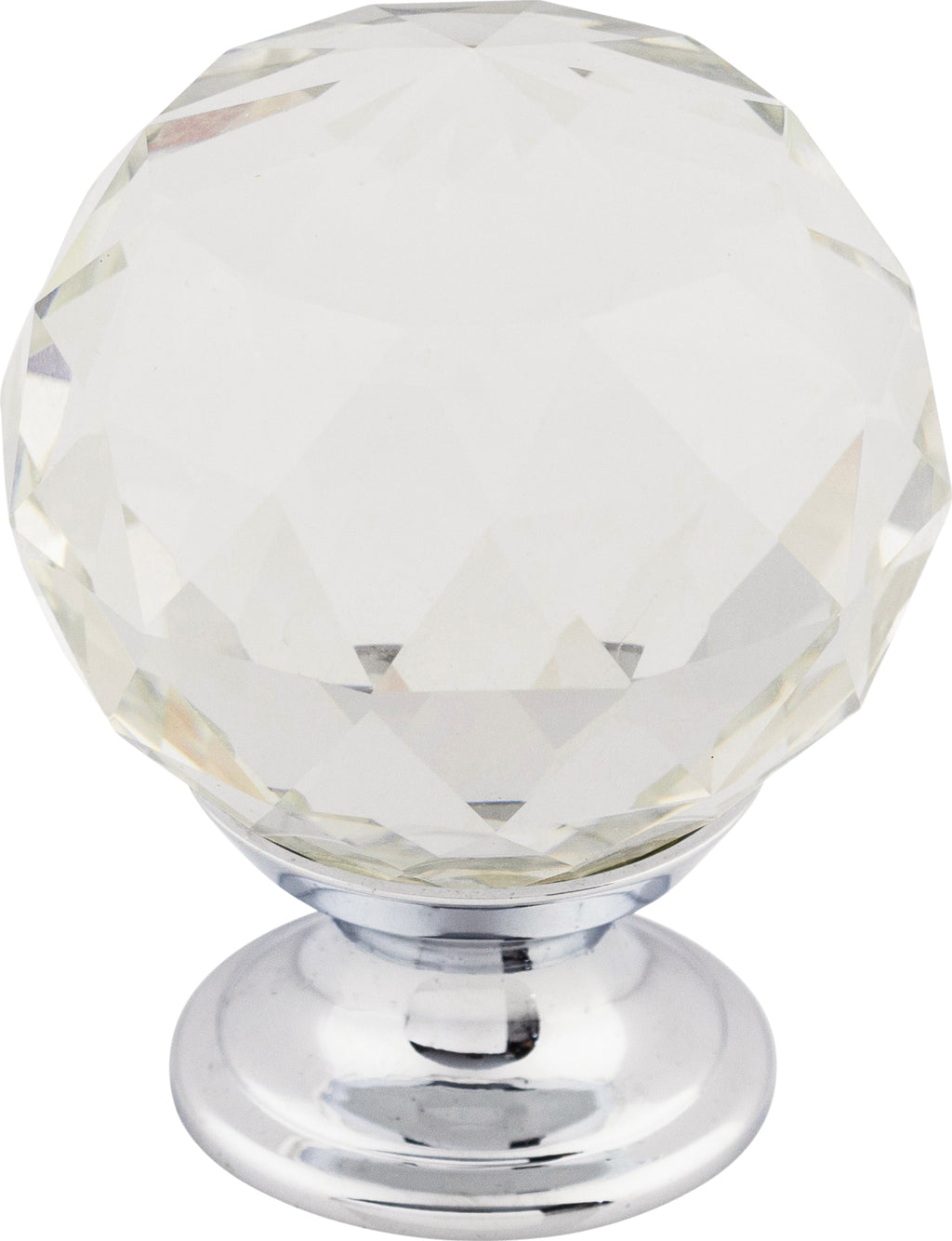Top Knobs Clear Crystal Series 1-3/8"L Knob, 