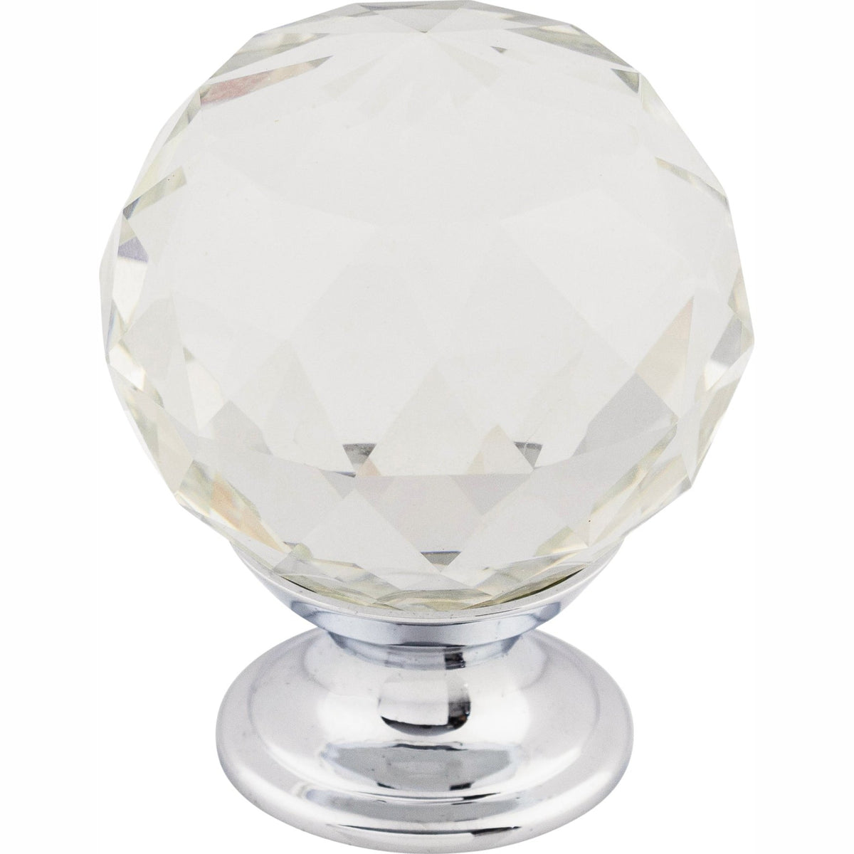 Top Knobs Clear Crystal Series 1-3/8"L Knob, 