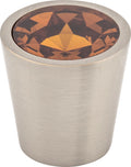 Top Knobs Wine Crystal Center Series 1-1/16"L Knob, 