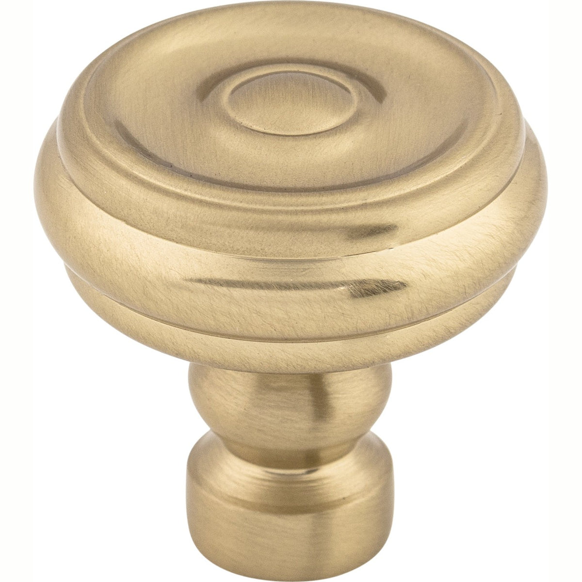 Top Knobs Brixton Series 1-1/4"L Button Knob, Honey Bronze
