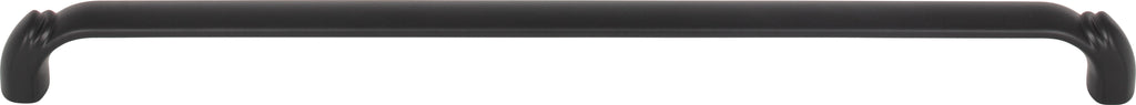 Top Knobs Pomander Series 12"(304mm) CC Pull, Flat Black