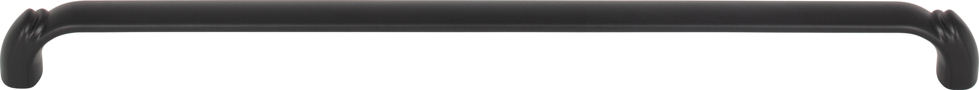 Top Knobs Pomander Series 12"(304mm) CC Pull, Flat Black