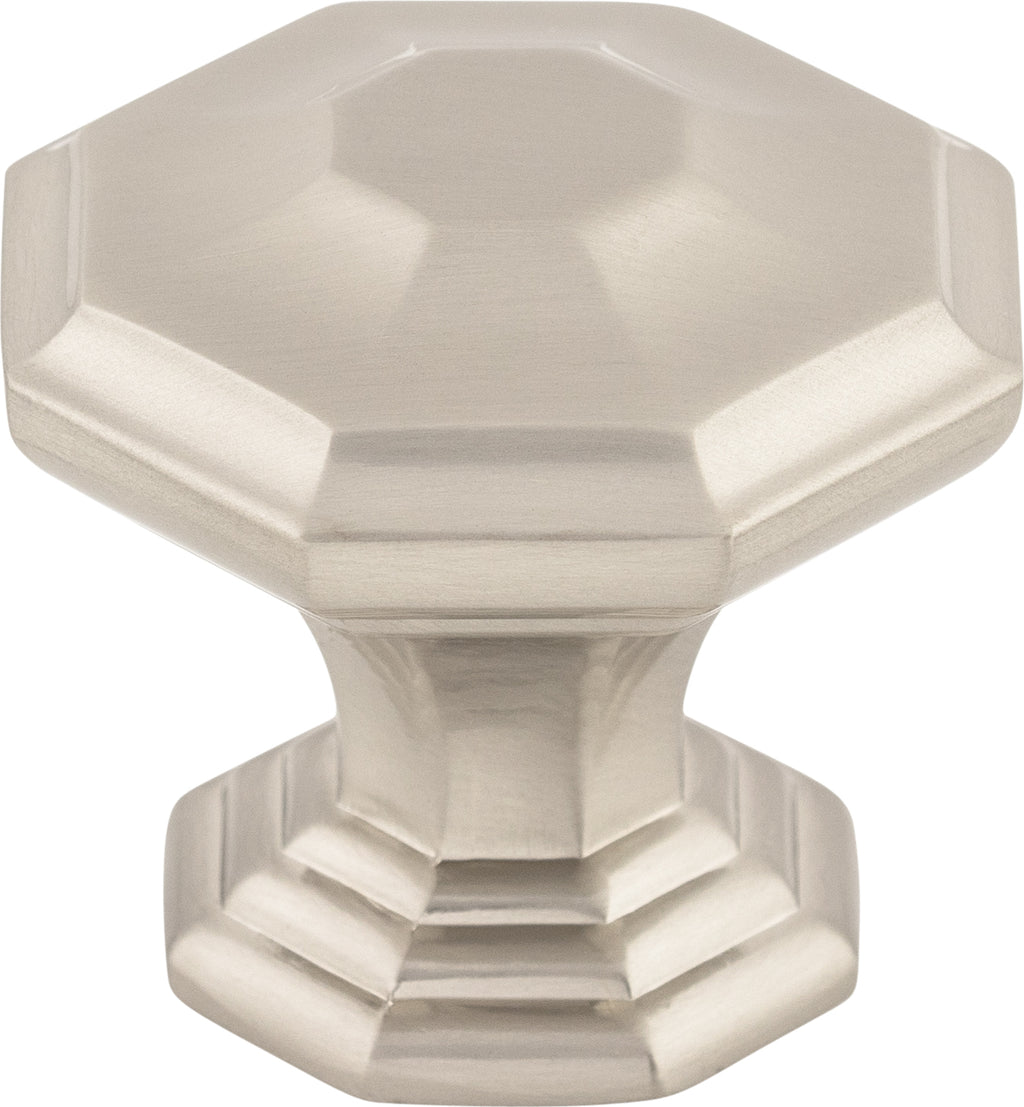 Top Knobs Chalet Series 1-1/2"L Knob, Brushed Satin Nickel