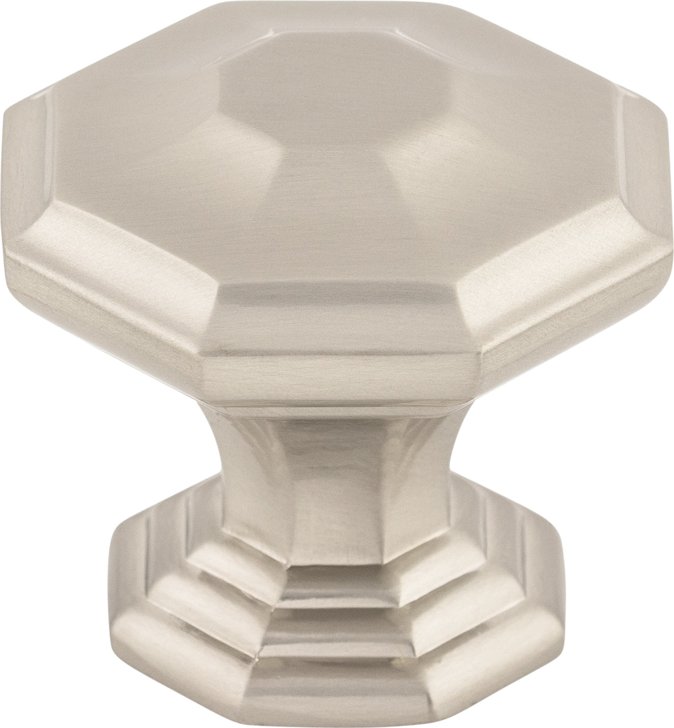Top Knobs Chalet Series 1-1/2"L Knob, Brushed Satin Nickel
