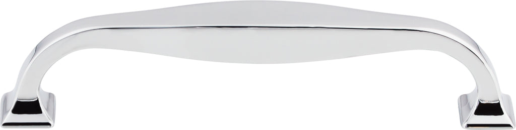 Top Knobs Contour Series 5-1/16"(128mm) CC Pull, Polished Chrome