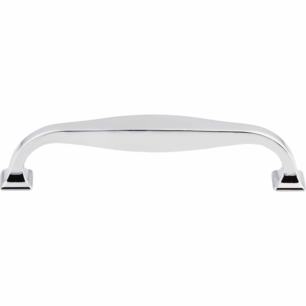 Top Knobs Contour Series 5-1/16"(128mm) CC Pull, Polished Chrome