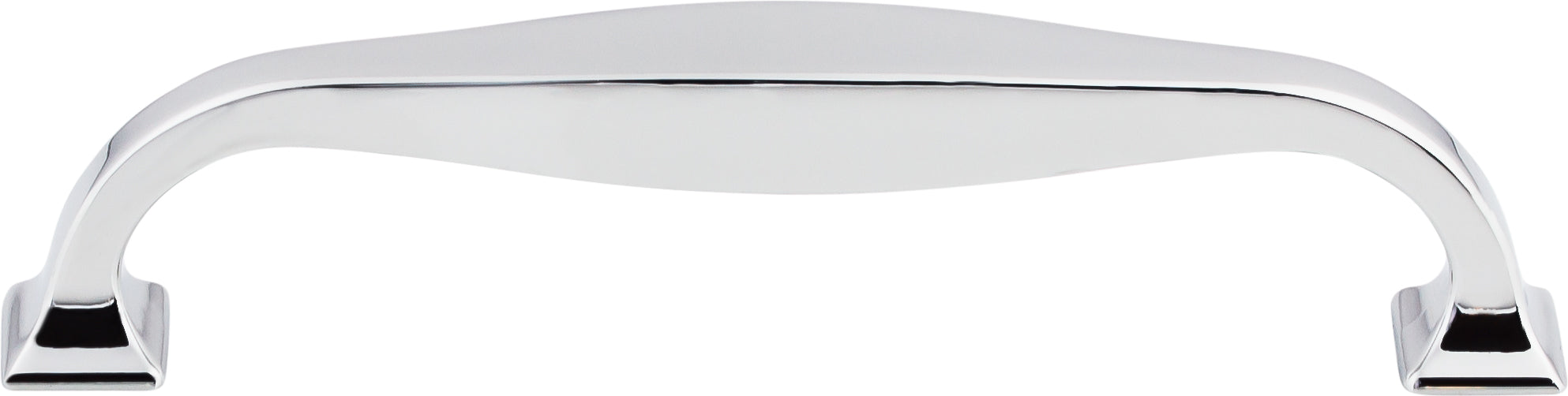Top Knobs Contour Series 5-1/16"(128mm) CC Pull, Polished Chrome