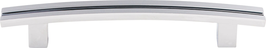Top Knobs Inset Rail Series 5"(127mm) CC Pull, Polished Chrome