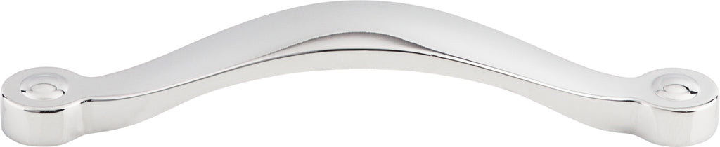 Top Knobs Saddle Series 5-1/16"(128mm) CC Pull, Polished Chrome