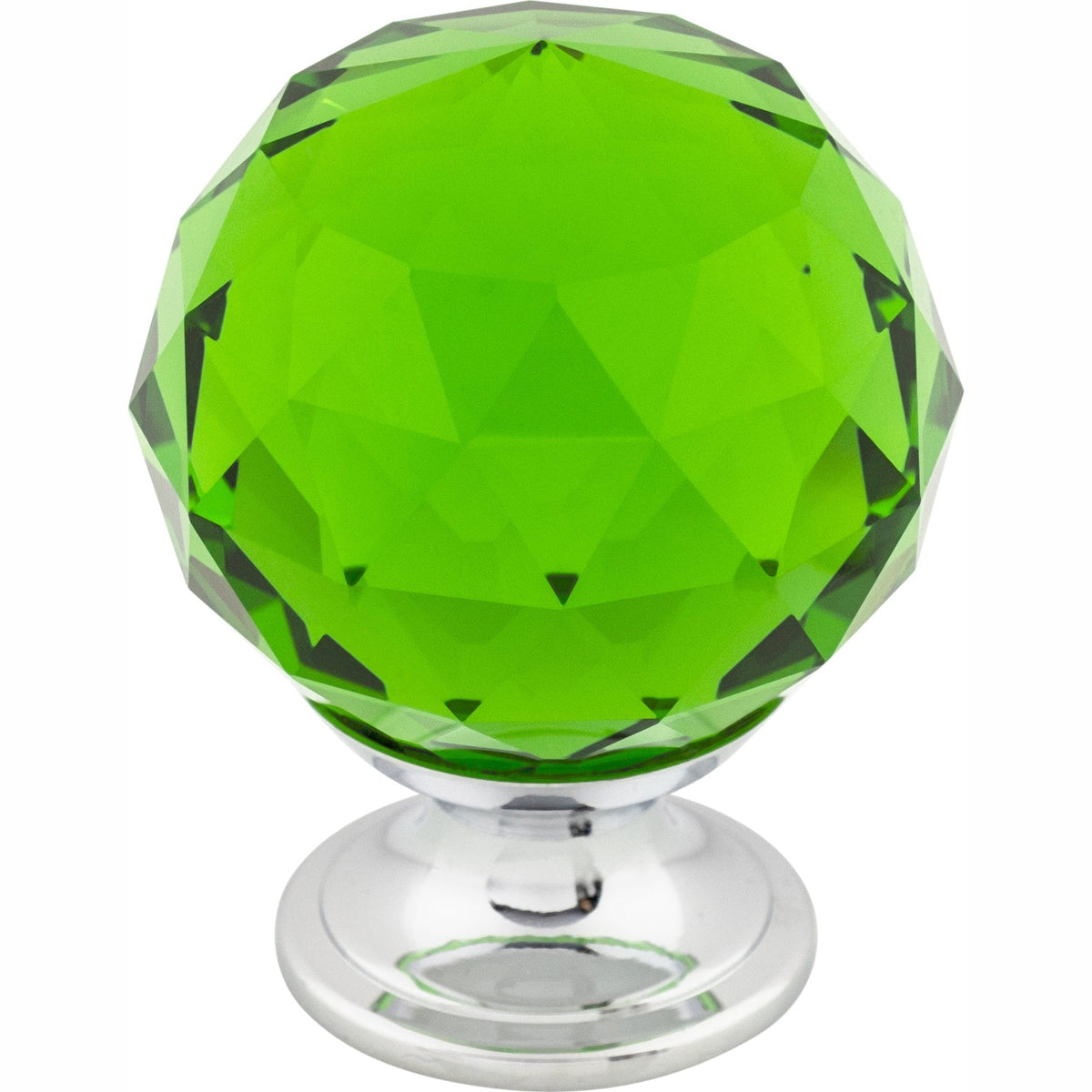 Top Knobs Green Crystal Series 1-3/8"L Knob, 