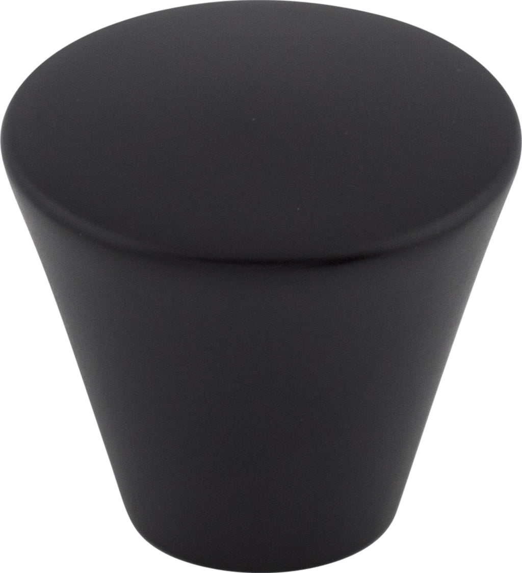 Top Knobs Cone Series 1-1/16"L Knob, Flat Black