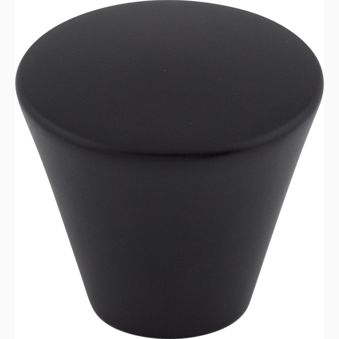 Top Knobs Cone Series 1-1/16"L Knob, Flat Black