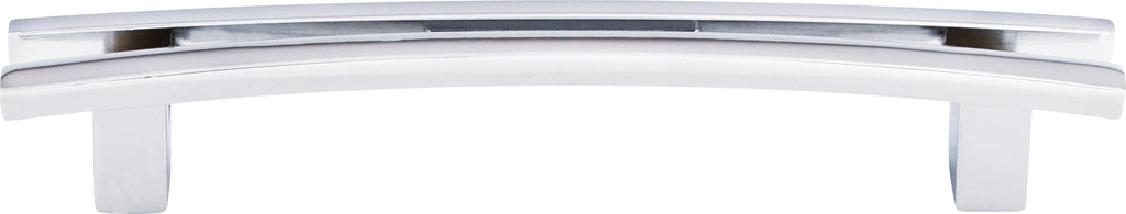 Top Knobs Flared Series 5"(127mm) CC Pull, Polished Chrome
