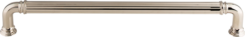 Top Knobs Reeded Series 18"(457mm) CC Appliance Pull, Polished Nickel