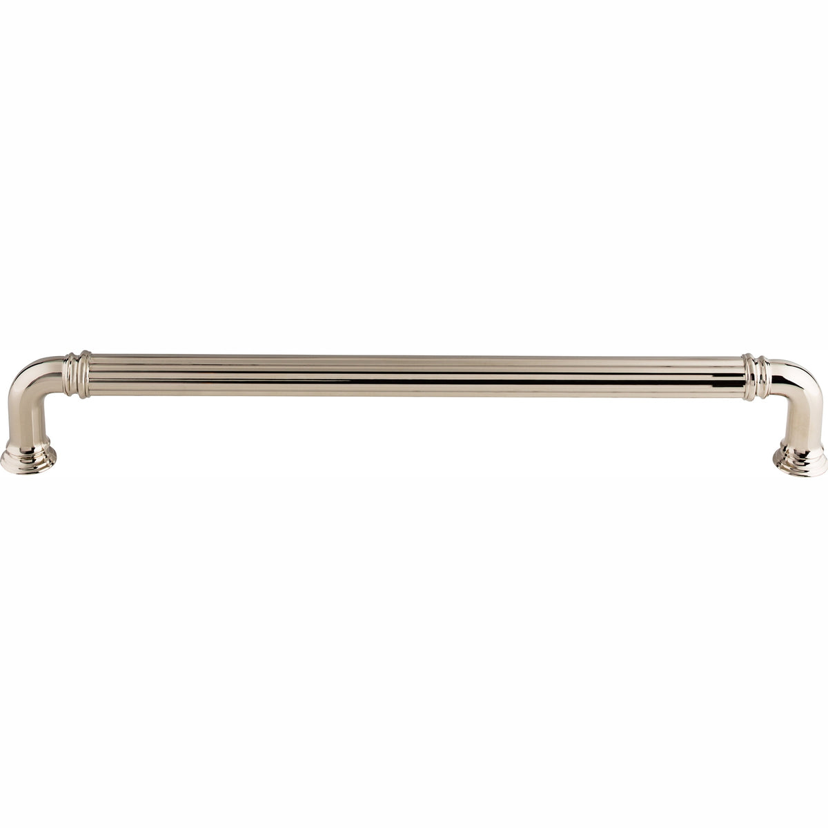 Top Knobs Reeded Series 18"(457mm) CC Appliance Pull, Polished Nickel