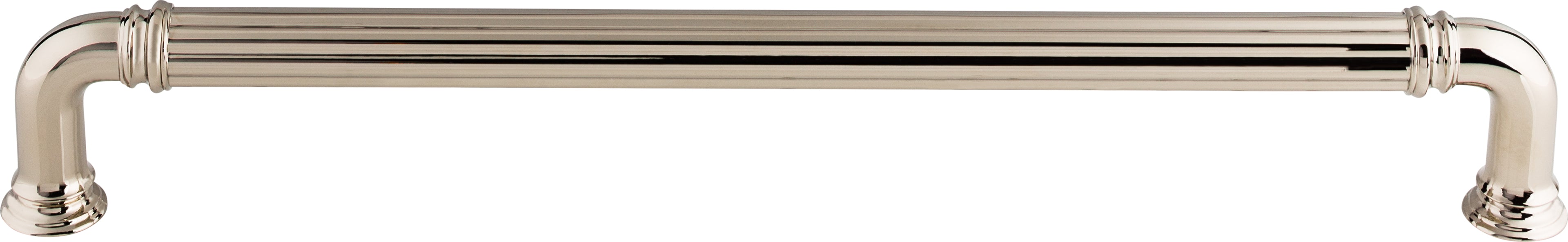 Top Knobs Reeded Series 18"(457mm) CC Appliance Pull, Polished Nickel