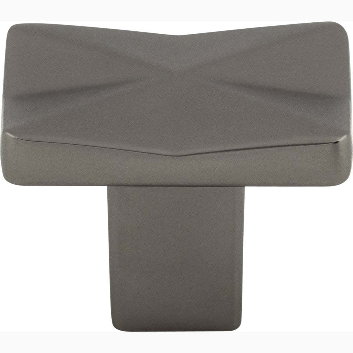 Top Knobs Quilted Series 1-1/4"L Knob, Ash Gray
