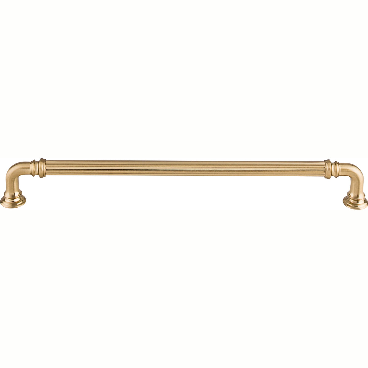 Top Knobs Reeded Series 9"(229mm) CC Pull, Honey Bronze