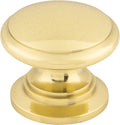 Top Knobs Ray Series 1-1/4"L Knob, Polished Brass